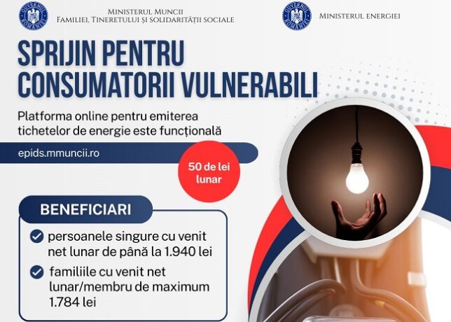 Voucher pentru sprijin eneretic